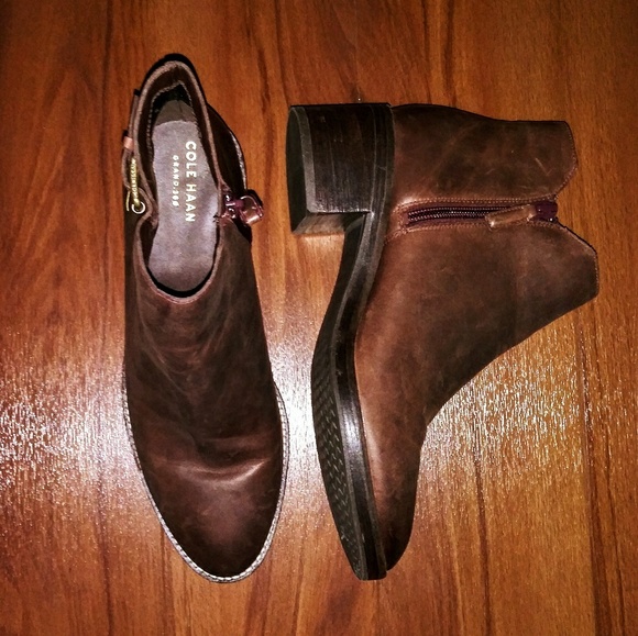 Cole Haan 'Harrington' Block-Heel Booties - Picture 1 of 7